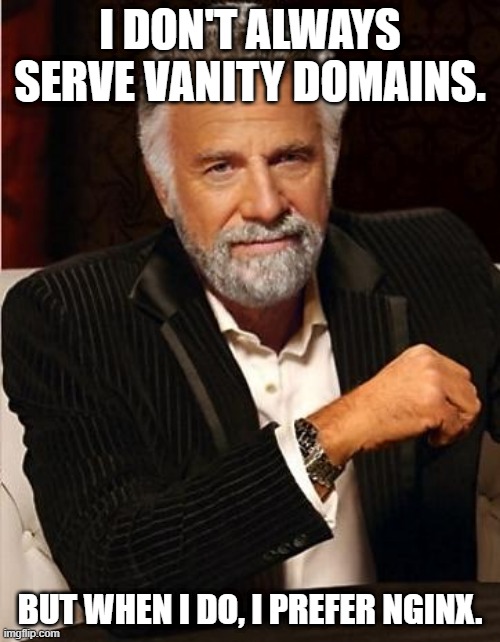 vanity domains :-)